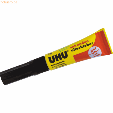 UHU Sekunden Alleskleber Gel 3 g UHU Sekunden Alleskleber Gel 3 g von UHU