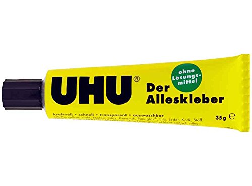 UHU Universalkleber in Tube ohne Lösungsmittel, 35 g, 3 Stück von UHU