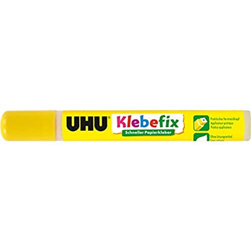 UHU klebefix, Lösungsmittelfreier Klebepen, transparent, 25 g von UHU