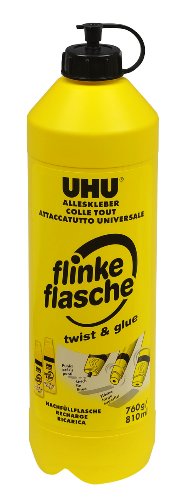 UHU Alleskleber flinke flasche, Praktische Nachfüllflasche für den Klassiker UHU flinke flasche, 760 g UHU Alleskleber flinke flasche, Praktische Nachfüllflasche für den Klassiker UHU flinke flasche, 760 g von UHU