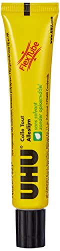 UHU Alleskleber ohne Lösungsmittel Flex Tube, Der Alleskleber ohne Lösungsmittel in der unkaputtbaren, transparent, 20g von UHU