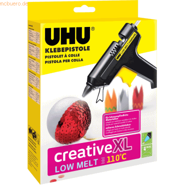 5 x Uhu Heißklebepistole creative XL Low Melt 5 x Uhu Heißklebepistole creative XL Low Melt von UHU