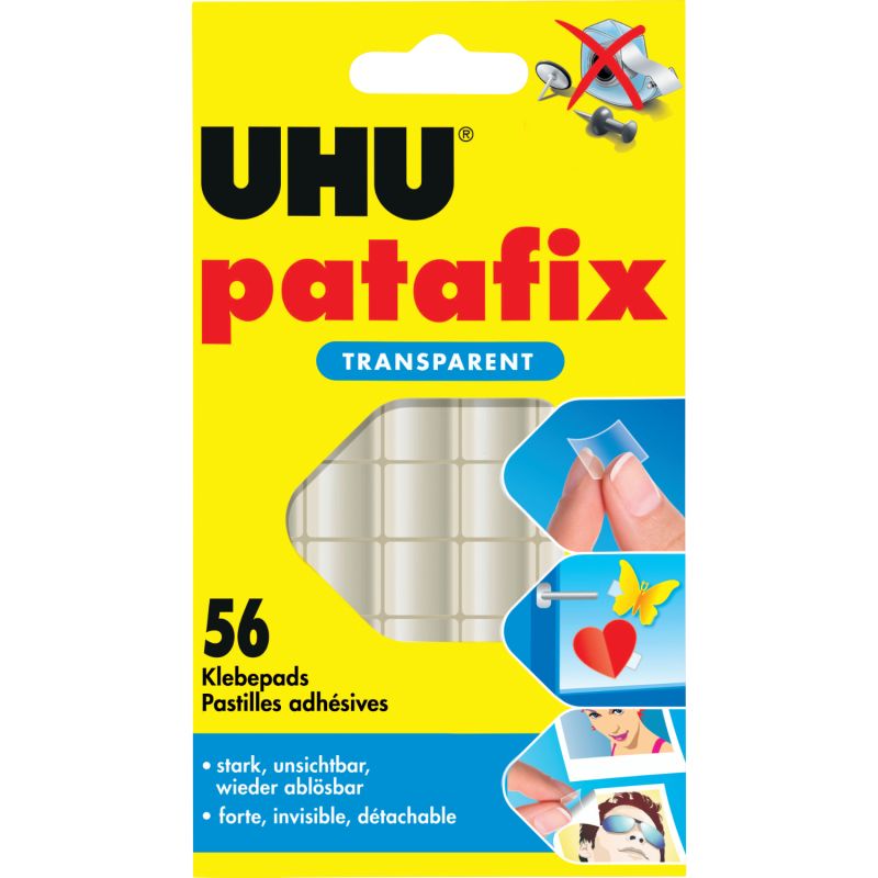 patafix transparent 56 Klebepads von UHU