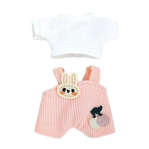 UIKEEYUIS 2 Stück/Set Puppenzubehör Kleidung Kompletter Puppen Look mit diesen stilvollen Optionen Plüschpuppenkleidung für Puppen Puppenkleid , A von UIKEEYUIS