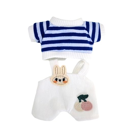 UIKEEYUIS 2 Stück/Set Puppenzubehör Kleidung Kompletter Puppen Look mit diesen stilvollen Optionen Plüschpuppenkleidung für Puppen Puppenkleid , B von UIKEEYUIS