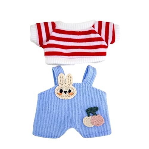 UIKEEYUIS 2 Stück/Set Puppenzubehör Kleidung Kompletter Puppen Look mit diesen stilvollen Optionen Plüschpuppenkleidung für Puppen Puppenkleid , C von UIKEEYUIS