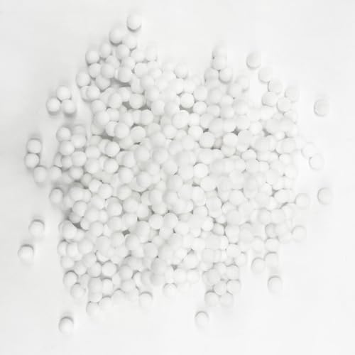 UILYNIU 500 Stück Pompons zum Basteln Mini F ilzkugeln Flauschigen Bälle, Weich Flauschig Pom Poms, Kleine Bommeln zum Basteln für DIY Kreative Handwerk, Partydekoration, Haarschmuck (Weiß) von UILYNIU