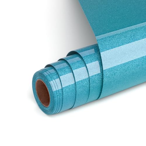 Plotterfolie Textil Glitzer Blau, Flexfolie Plotter Textil 30.5x182cm Transferfolie Plotter Flexfolie für Cricut und Silhouette Cameo,Blau Heat Transfer Viny Plotterfolie für Kleidung, Mützen Plotterfolie Textil Glitzer Blau, Flexfolie Plotter Textil 30.5x182cm Transferfolie Plotter Flexfolie für Cricut und Silhouette Cameo,Blau Heat Transfer Viny Plotterfolie für Kleidung, Mützen von UIOK