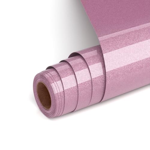 Plotterfolie Textil Glitzer Rosa Violett, Flexfolie Plotter Textil 30.5x186cm Transferfolie Plotter Flexfolie für Cricut und Silhouette Cameo, Heat Transfer Viny Plotterfolie für Kleidung Plotterfolie Textil Glitzer Rosa Violett, Flexfolie Plotter Textil 30.5x186cm Transferfolie Plotter Flexfolie für Cricut und Silhouette Cameo, Heat Transfer Viny Plotterfolie für Kleidung von UIOK