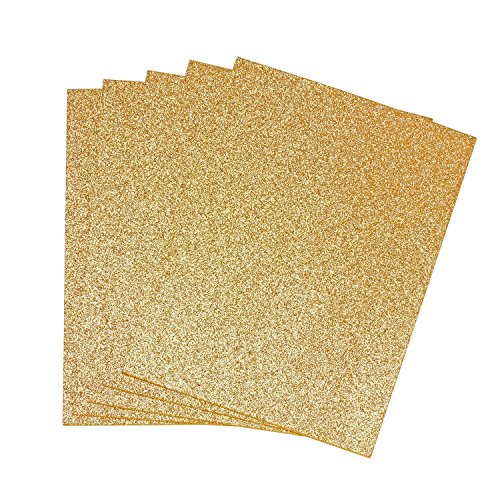 UIT 5 B?gen Glitzer-Moosgummi 5 Wahl (Gold) von SWEYOGURT