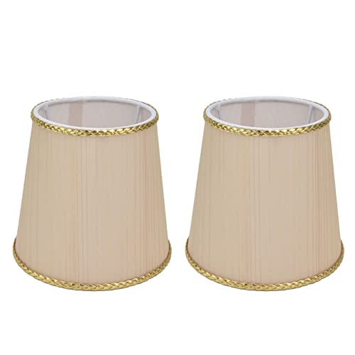 UIYIHIF 2 Stück Stoff-Lampenschirme, Kleiner Stoff-Lampenschirm, Moderne Stoff-Trommel-Lampenschirme für E14-Tischlampen und Stehleuchte, Kronleuchter, Wandlampe UIYIHIF 2 Stück Stoff-Lampenschirme, Kleiner Stoff-Lampenschirm, Moderne Stoff-Trommel-Lampenschirme für E14-Tischlampen und Stehleuchte, Kronleuchter, Wandlampe von UIYIHIF