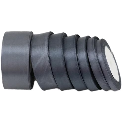 Satinband (25 Yards/Rolle) Dunkelgraues Satinband for Verpacken von Weihnachten, handgefertigte DIY-Bänder(50mm) von UJEDFHV