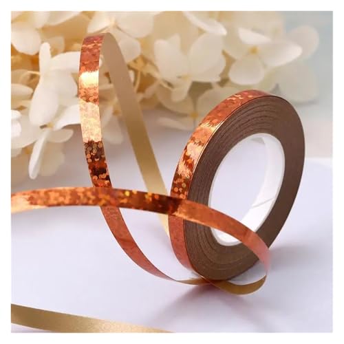 Satinband 10 Meter/Rollen 5 mm Satinbänder DIY Künstliche Seidenrosen Bastelbedarf Nähzubehör Material Partydekoration Verpackung(Style 1) von UJEDFHV