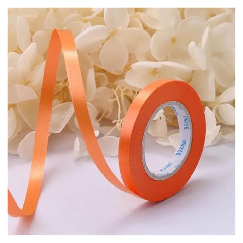 Satinband 10 Meter/Rollen 5 mm Satinbänder DIY Künstliche Seidenrosen Bastelbedarf Nähzubehör Material Partydekoration Verpackung(Style 25) von UJEDFHV