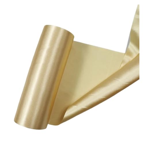 Satinband 20 cm x 25 m und 25 cm x 20 m/Rolle Satinbänder for Hochzeit, Weihnachtsfeier, Dekoration, handgefertigt, DIY, Schleife, Bastelbänder, Karten(Champange,20cm X 25meters) von UJEDFHV