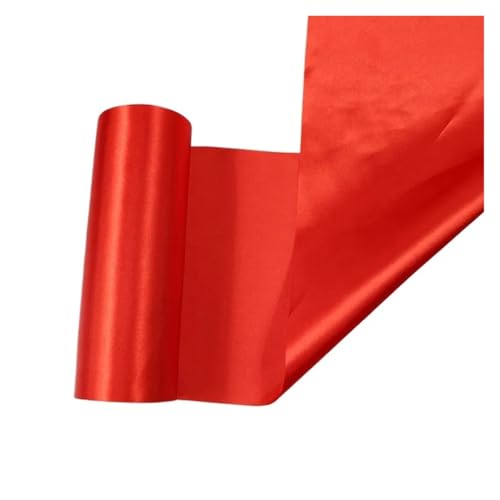 Satinband 20 cm x 25 m und 25 cm x 20 m/Rolle Satinbänder for Hochzeit, Weihnachtsfeier, Dekoration, handgefertigt, DIY, Schleife, Bastelbänder, Karten(Red,20cm X 25meters) von UJEDFHV