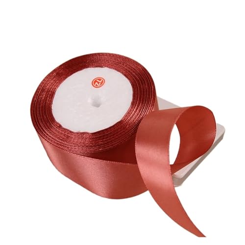 Satinband 22 Meter/Rolle 6/10/15/20/25/40/50 mm Polyester Satinband for Hochzeit, Zuhause, Kuchenverpackung, DIY, handgefertigtes Nähzubehör(102 pi pink,6mm) von UJEDFHV