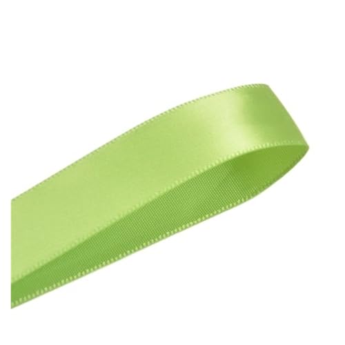 Satinband 25 28 32 38 mm 100 Yards einseitiges Satinband hell- und dunkelgrün for Party-Hochzeitsdekoration Hochzeitsbedarf(Apple green 550,32mm) von UJEDFHV