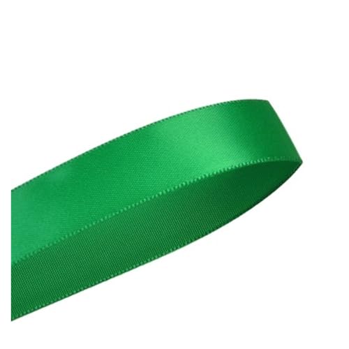 Satinband 25 28 32 38 mm 100 Yards einseitiges Satinband hell- und dunkelgrün for Party-Hochzeitsdekoration Hochzeitsbedarf(Emerald 580,38mm) von UJEDFHV