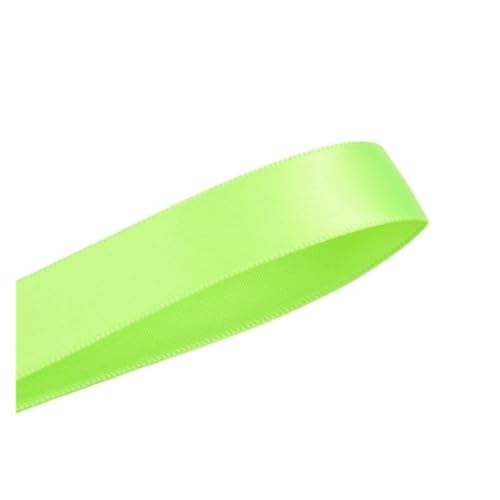 Satinband 25 28 32 38 mm 100 Yards einseitiges Satinband hell- und dunkelgrün for Party-Hochzeitsdekoration Hochzeitsbedarf(Key lime 544,28mm) von UJEDFHV
