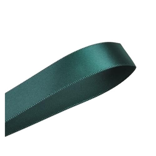 Satinband 25 28 32 38 mm 100 Yards einseitiges Satinband hell- und dunkelgrün for Party-Hochzeitsdekoration Hochzeitsbedarf(Spruce 593,28mm) von UJEDFHV