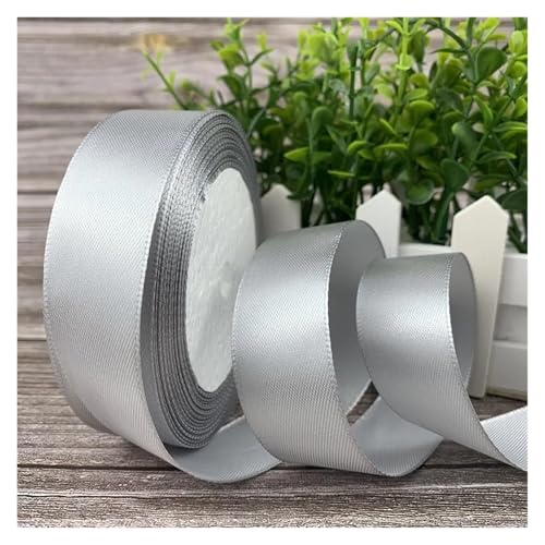 Satinband 25 Yards/Rolle Satinbänder for Basteln, Schleifen, Handarbeiten, Verpacken, Weihnachten, Hochzeit, dekoratives Band, 6/10/15/20/25/40/50 mm(003,15mm) von UJEDFHV
