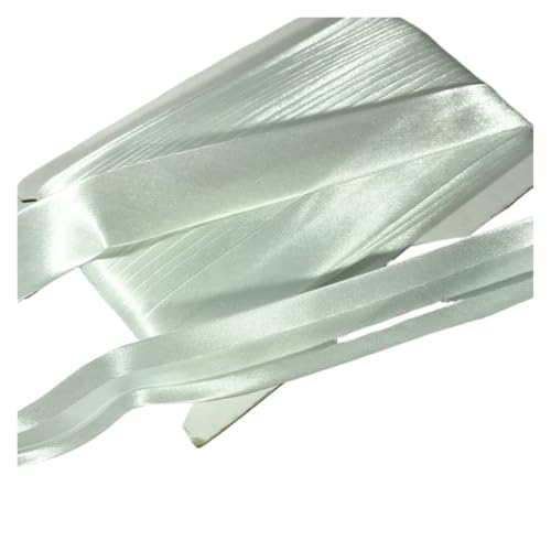 Satinband 25 m 1 Zoll (25 mm) weißes Polyester-Satin-Schrägband for Nähen und Trimmen von DIY-Kleidungsstücken von UJEDFHV