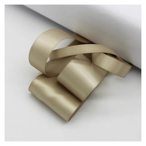 Satinband 5 Meter viele Farben Satinband doppelseitige Polyester-Stoffbänder for Haarschleifen, Basteln, DIY-Zubehör 6 mm, 9 mm, 16 mm, 25 mm, 38 mm(Olive Gray,6mm) von UJEDFHV