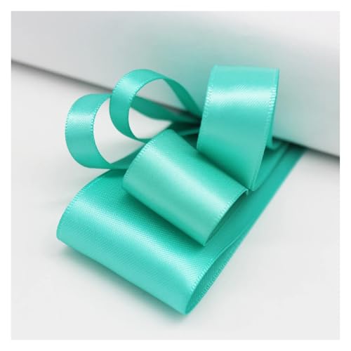 Satinband 5 Meter viele Farben Satinband doppelseitige Polyester-Stoffbänder for Haarschleifen, Basteln, DIY-Zubehör 6 mm, 9 mm, 16 mm, 25 mm, 38 mm(Tropic,38mm) von UJEDFHV