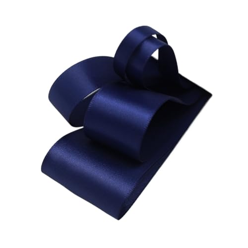 Satinband 5 Yards Blau Doppel Konfrontiert Satin Band for DIY Hairbow Hochzeit Verpackung Tuch Zubehör(371,25 MM) von UJEDFHV
