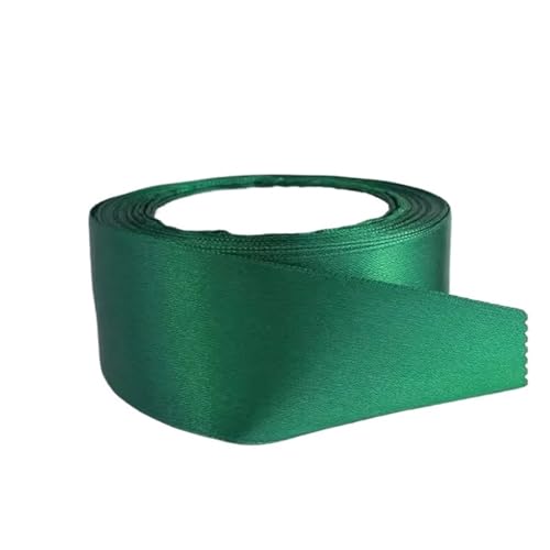 Satinband Satinband, 40 mm × 22 m, doppelseitiges Geschenkband aus Polyester for Basteln von Blumensträußen, DIY-Nähprojekten(Dark green) von UJEDFHV