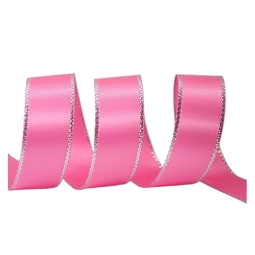 Satinband Satinband, DIY-Kleiderzubehör, Hochzeitsdekoration, 0,25-1,5 Zoll, 9, 16, 22, 25, 38 mm, 100 Yards(Hot pink 156,25mm) von UJEDFHV
