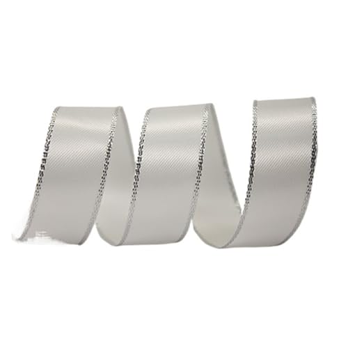Satinband Satinband, DIY-Kleiderzubehör, Hochzeitsdekoration, 0,25-1,5 Zoll, 9, 16, 22, 25, 38 mm, 100 Yards(Off white 000,16mm) von UJEDFHV