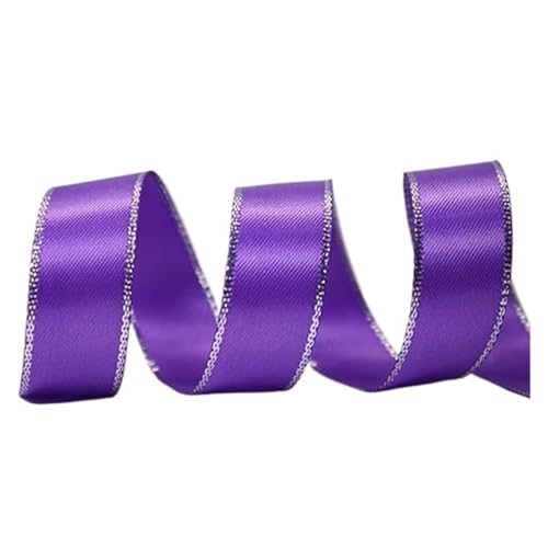 Satinband Satinband, DIY-Kleiderzubehör, Hochzeitsdekoration, 0,25-1,5 Zoll, 9, 16, 22, 25, 38 mm, 100 Yards(Purple 465,16mm) von UJEDFHV