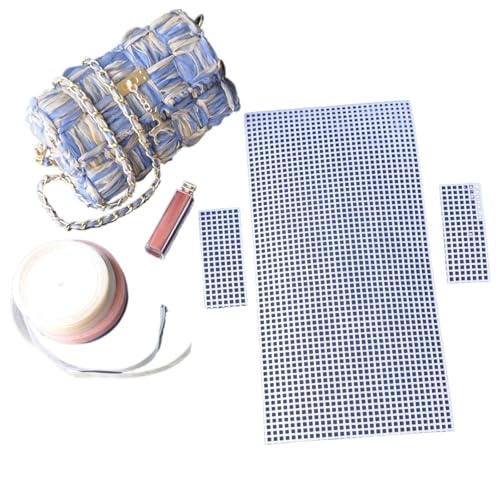 UJEDFHV Kunststoffgitter Stricken Hilfs Stricken Weben Kunststoff Mesh Blatt E for Garn DIY Tasche Zubehör Einfach Stricken Helfer(Color 2) von UJEDFHV