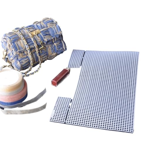 UJEDFHV Kunststoffgitter Stricken Hilfs Stricken Weben Kunststoff Mesh Blatt E for Garn DIY Tasche Zubehör Einfach Stricken Helfer(Color 3) von UJEDFHV