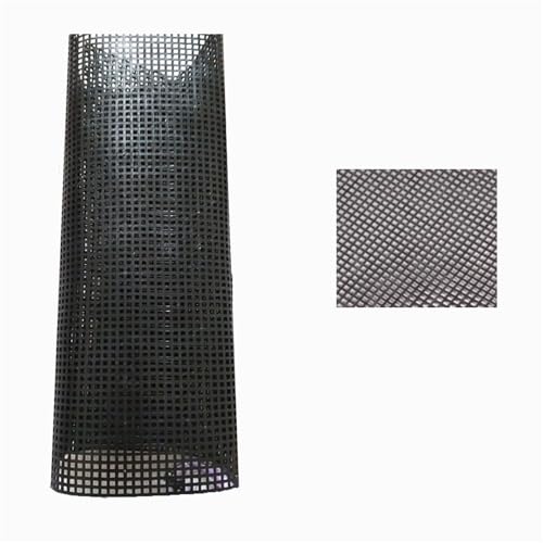 UJEDFHV Kunststoffgitter Zubehör Kunststoff-Netztuch for Taschenteppiche, Fadenhaken, Bastelbedarf, DIY-Handarbeit, Knüpfhaken, Taschen aus Kunststoff, Gitterhaken, Bastelzubehör(Black-Small Grid) von UJEDFHV