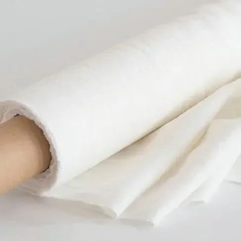 Tischdecke aus 100% steingewaschenem Leinen, einfarbig, Tischdecke aus natürlichem Stoff, für Küche, Esszimmer, Party, Feiertage, Tischdekoration (100 x 135 cm/Elfenbein) von UJNHGQ