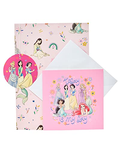 UK Greetings Disney Princess Geschenkpapier, Karte und Etikett, Disney Prinzessin, verpackte Verpackung, Grußkarte, Geschenkpaket, mehrfarbig (688966-0-1) UK Greetings Disney Princess Geschenkpapier, Karte und Etikett, Disney Prinzessin, verpackte Verpackung, Grußkarte, Geschenkpaket, mehrfarbig (688966-0-1) von UK Greetings