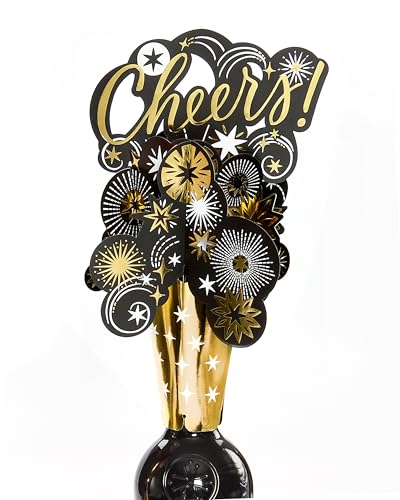 UK Greetings Flaschenaufsatz für Ihn/Sie/Freunde, Geburtstage, Hochzeiten, Weihnachten, Neujahr, Goldfolien-Design, 24 cm x 15 cm UK Greetings Flaschenaufsatz für Ihn/Sie/Freunde, Geburtstage, Hochzeiten, Weihnachten, Neujahr, Goldfolien-Design, 24 cm x 15 cm von UK Greetings