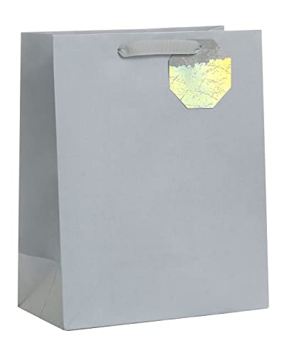 UK Greetings Große Geschenktüte für ihn/sie/Freund – Silber-Design von UK Greetings