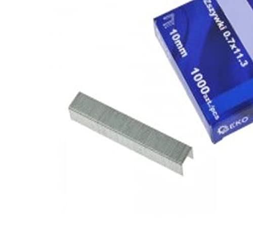 1000x Heftklammern 10mm Tackerklammern, 0.7x11.3mm für Handtacker Profitacker Holztacker 1000x Heftklammern 10mm Tackerklammern, 0.7x11.3mm für Handtacker Profitacker Holztacker von UK-Motors