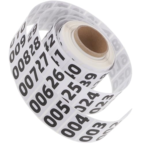 UKCOCO 1 Rolle Nummerierte Aufkleber für und Lager Selbstklebende Runde Etiketten für Effiziente Organisation und Beschriftung von und Maschinen UKCOCO 1 Rolle Nummerierte Aufkleber für und Lager Selbstklebende Runde Etiketten für Effiziente Organisation und Beschriftung von und Maschinen von UKCOCO