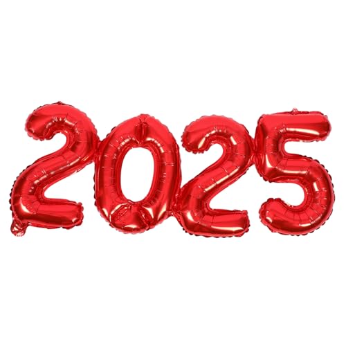 UKCOCO 1 Satz Ballon Aus Aluminiumfolie Goldener Ballonbogen Party Blau 2025 Neujahrsballons 2025 Folienballons Groß Jumbo Zahlenballons 2025 Luftballons Für Sortiert Ballon 2025 Rot UKCOCO 1 Satz Ballon Aus Aluminiumfolie Goldener Ballonbogen Party Blau 2025 Neujahrsballons 2025 Folienballons Groß Jumbo Zahlenballons 2025 Luftballons Für Sortiert Ballon 2025 Rot von UKCOCO