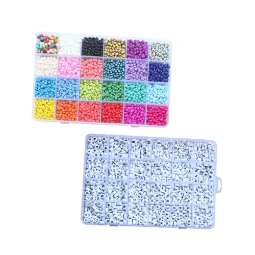 UKCOCO 1 Satz DIY Bastelset mit Farben Unregelmäßige Perlen für Schmuckherstellung Buchstabenperlen für Armbänder und Ohrringe Zubehör für Designs UKCOCO 1 Satz DIY Bastelset mit Farben Unregelmäßige Perlen für Schmuckherstellung Buchstabenperlen für Armbänder und Ohrringe Zubehör für Designs von UKCOCO