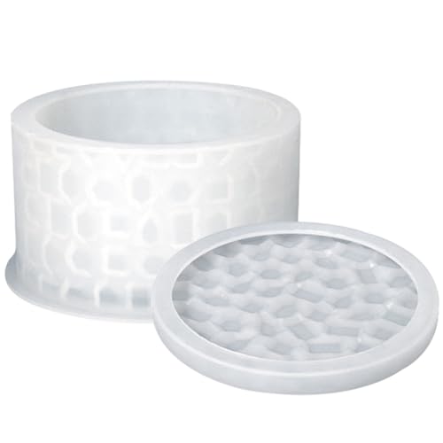 UKCOCO 1 Satz DIY Silikon Aufbewahrungsglas Form Runde Epoxidharz Gießform für Schmuck und Bastelprojekte Flexibel und Langlebig für Einzigartige Kreationen und Einfaches Entformen UKCOCO 1 Satz DIY Silikon Aufbewahrungsglas Form Runde Epoxidharz Gießform für Schmuck und Bastelprojekte Flexibel und Langlebig für Einzigartige Kreationen und Einfaches Entformen von UKCOCO