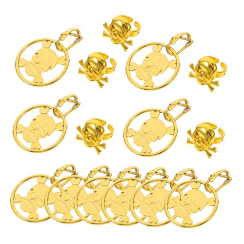 UKCOCO 1 Satz Halloween Piratenschmuck Skull Ohrringe Skull Ringe Dekorative Accessoires für Kostüme Partys und Auftritte für Halloween und Schulaufführungen UKCOCO 1 Satz Halloween Piratenschmuck Skull Ohrringe Skull Ringe Dekorative Accessoires für Kostüme Partys und Auftritte für Halloween und Schulaufführungen von UKCOCO