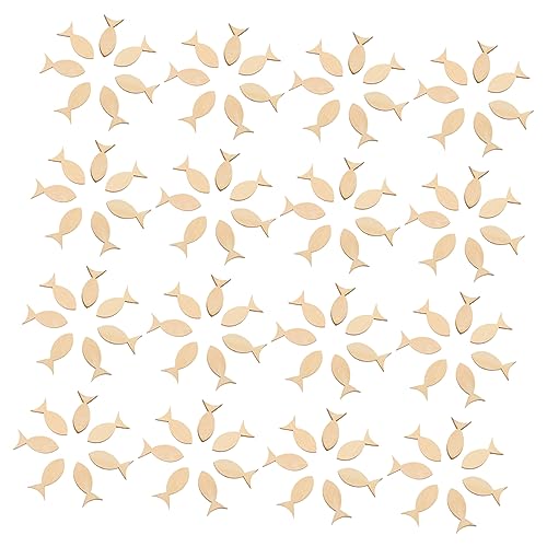 UKCOCO 1 Satz Holz Fische Diy Dekorative Holzscheiben Unbeschichtet Bastelmaterialien Für Kreative Projekte Für Handwerksliebhaber 100 Stück UKCOCO 1 Satz Holz Fische Diy Dekorative Holzscheiben Unbeschichtet Bastelmaterialien Für Kreative Projekte Für Handwerksliebhaber 100 Stück von UKCOCO
