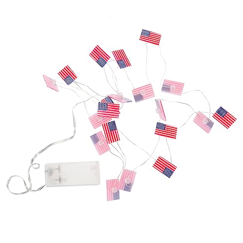 UKCOCO -lichterkette in Kupferdrahtform mit Amerikanischer Flagge Batteriebetrieben für Dekorationen und Veranstaltungen UKCOCO -lichterkette in Kupferdrahtform mit Amerikanischer Flagge Batteriebetrieben für Dekorationen und Veranstaltungen von UKCOCO