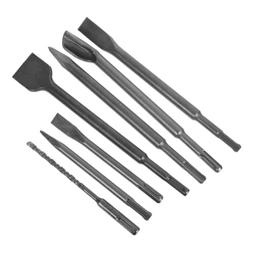 UKCOCO 1 Satz Meißel Elektrik -pickel -set Slotted Impact Bit Schraubendreherbit Spiralbohrer Langweilige Bohrer Spatenbohrer Holzbohrerbohrer Spatenbohrgeräte Für Holz Grey Stahl von UKCOCO